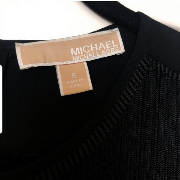 NEW! MICHAEL Michael Kors Sleeveless Fringe Top - Picture 6 of 8